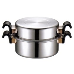 画像1: IH対応 サバティーニ 両手鍋ドームカバー付 26cm