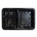 LC-608黒 透明フタ付 仕出し・弁当容器 800個