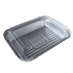 画像5: アルミ容器 ダイヤパック角型(SS-1736) 透明フタセット 1,000枚