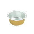 アルミ箔容器 100cc丸型ゴールド No.3100NG