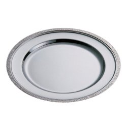 画像1: SW 18-8 ステンレス料理皿 モンテリー丸皿