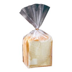 画像1: 食パン袋 ヨーロピアン半斤袋 PEU-6 白 100枚