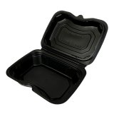 [レンジ対応] バイオデリカ シェルBOX40 黒 25枚