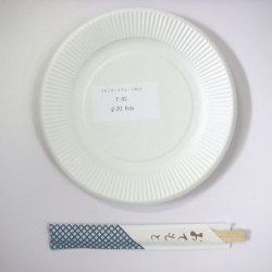 画像3: 日本製 紙皿 丸皿20cm T-8S