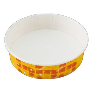 画像1: [オーブン対応 紙容器] 耐熱性コップ150径 オレンジ