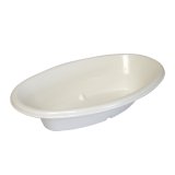 画像: [レンジ対応] 紙カレー皿 KMPランチ-2 ホワイト 約230g 400個