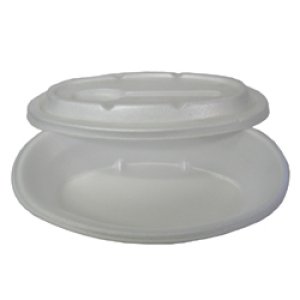 画像2: 発泡容器 カレー皿 G-320
